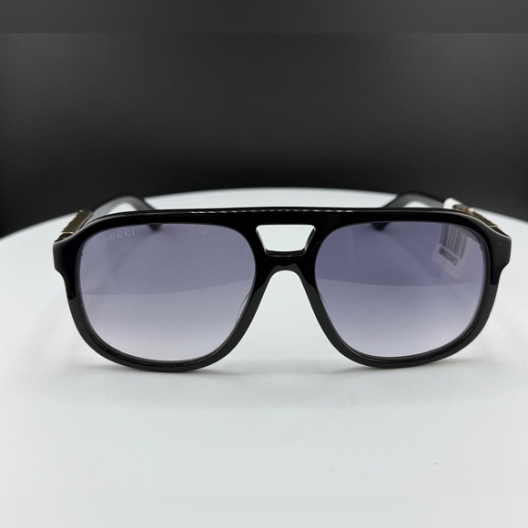 Gucci Sunglasses Black Frames with Gold Logo GG1188S. New with tags & case main image 7